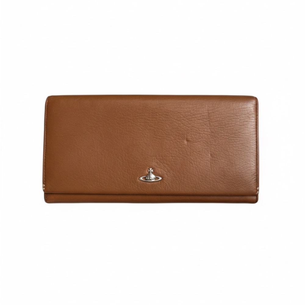 Vivienne Westwood Tan Leather Wallet / Clutch